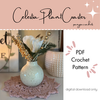 Celestia Plant Coaster Crochet Pattern