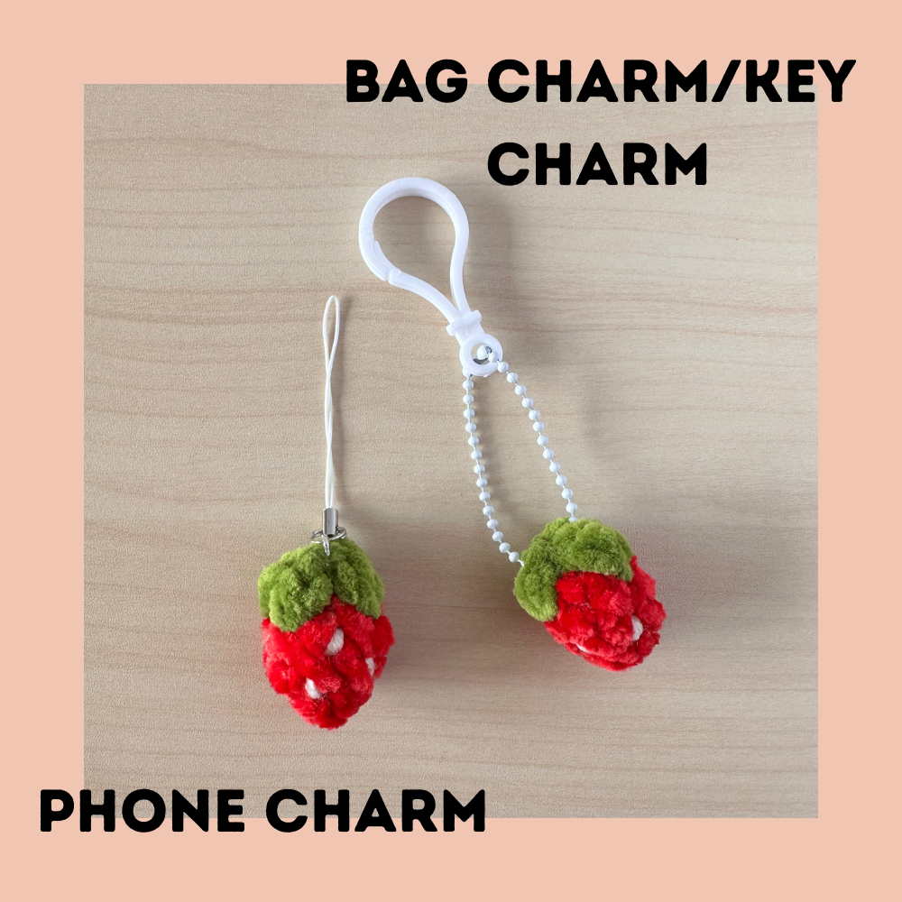 Strawberry Charm Crochet Pattern