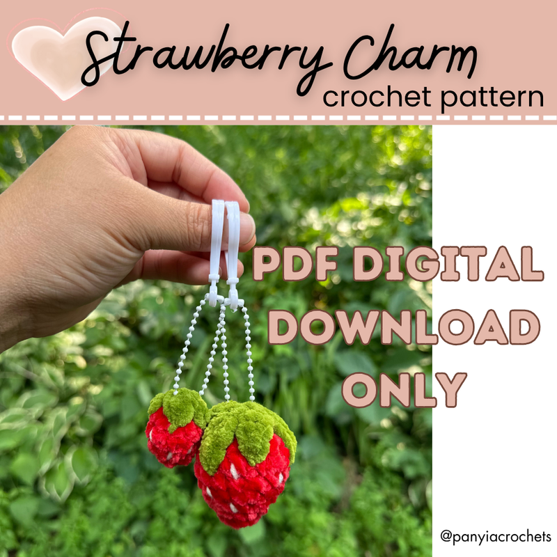 Strawberry Charm Crochet Pattern