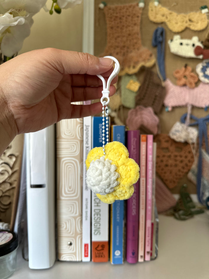 Flower Pop-It Fidget Keychain