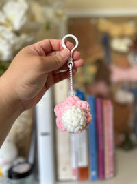 Flower Pop-It Fidget Keychain