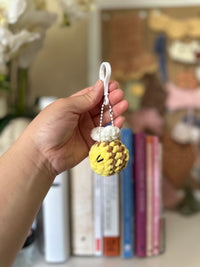 Mini Bees on Keychain
