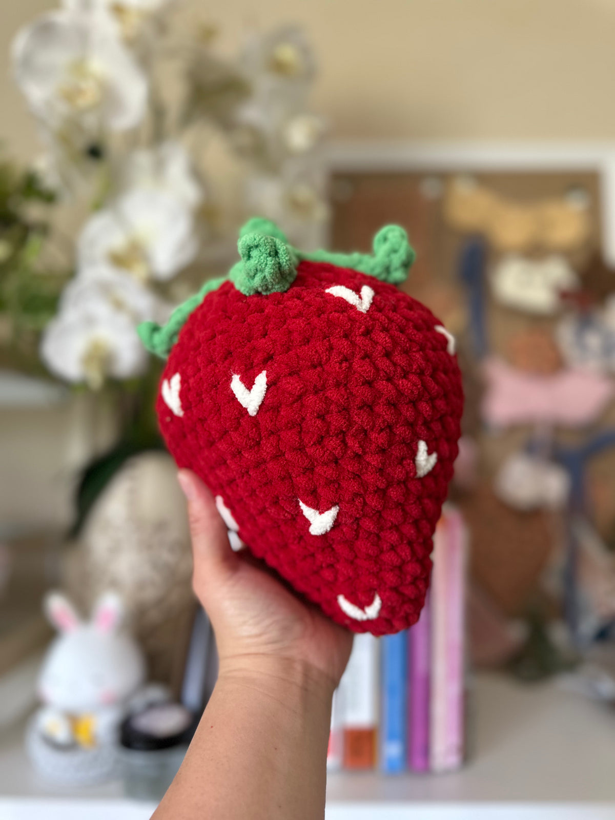 XL Strawberry Plushie