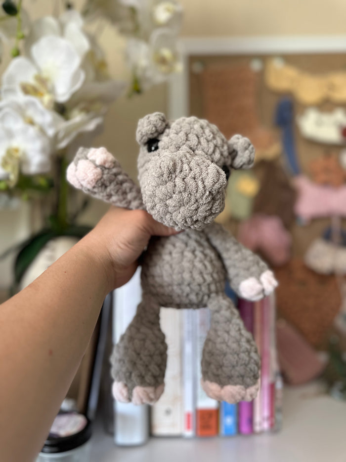 Weighted Hippo Plushie