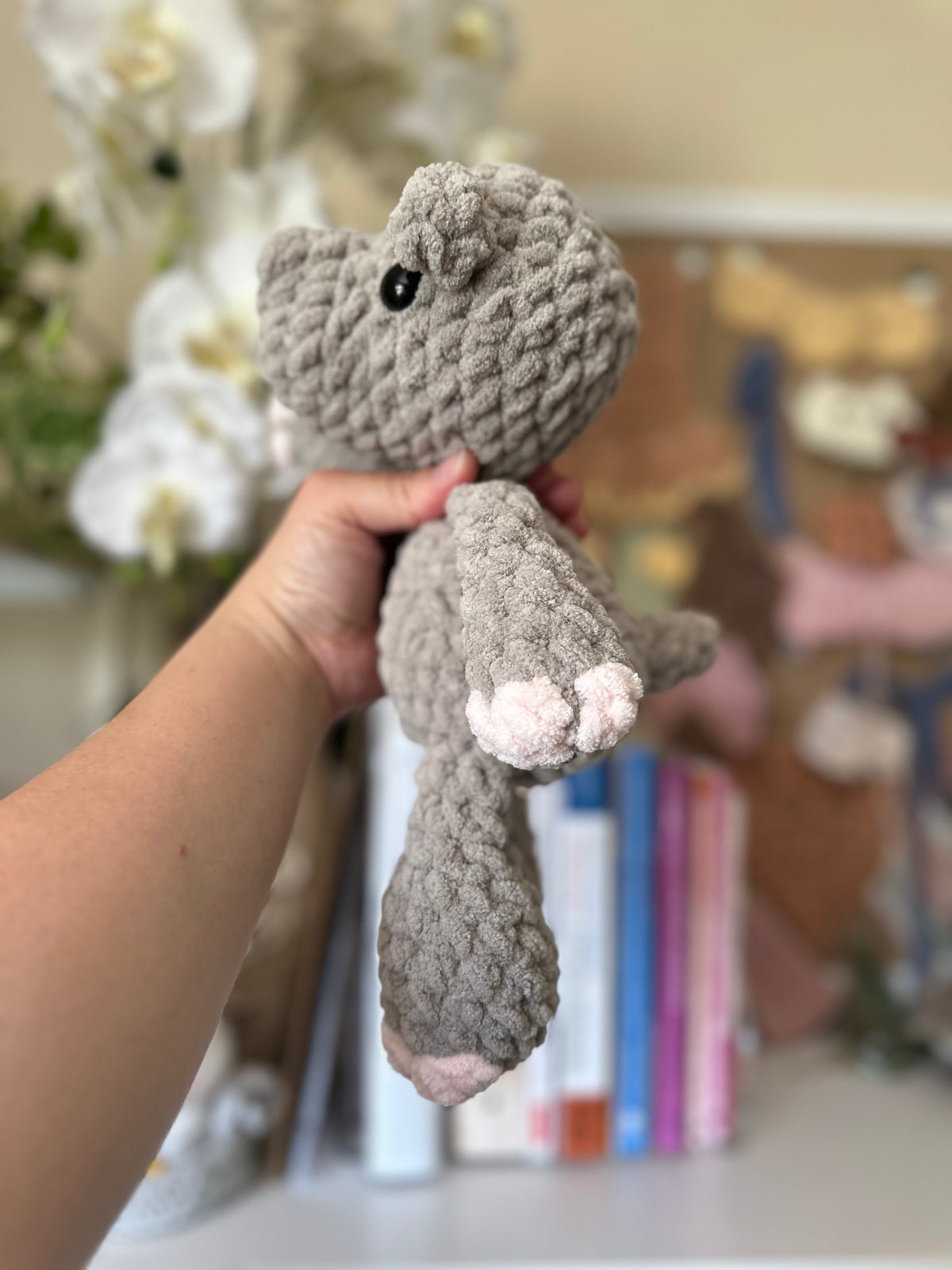 Weighted Hippo Plushie