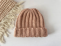 Crochet Ribbed Beanie
