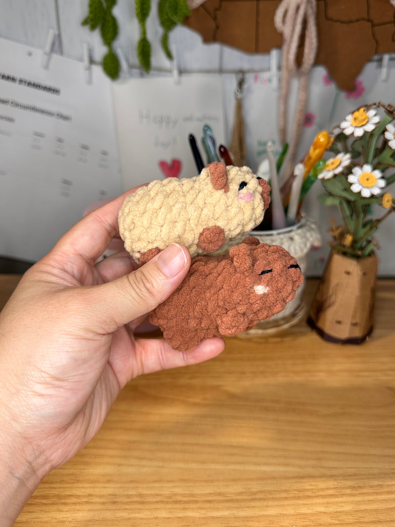 Teeny Tiny Capybara Crochet Pattern