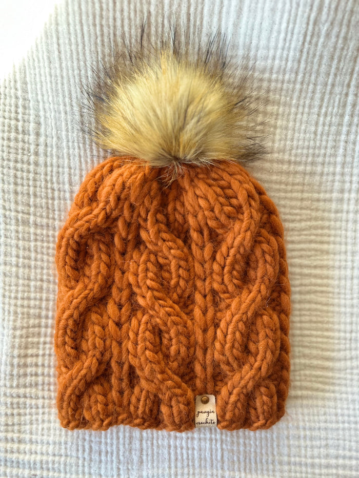 Chunky 100% Wool Beanies