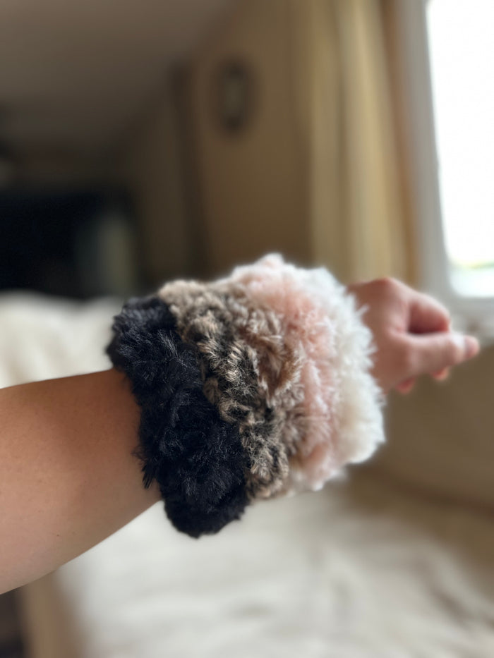 Faux Fur Scrunchie