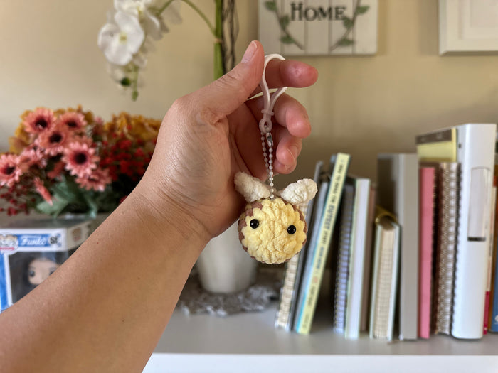Mini Bees on Keychain