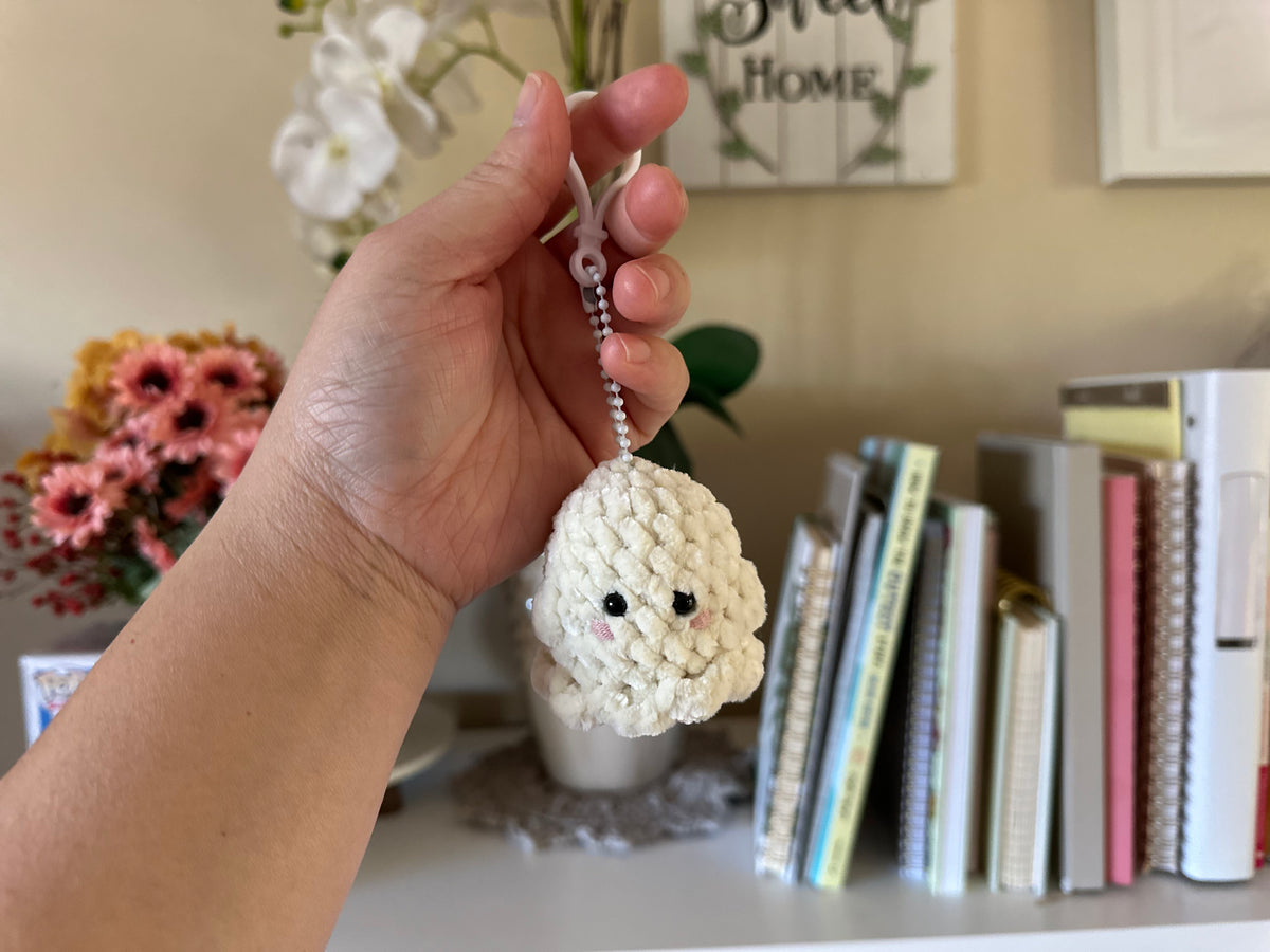 Mini Ghost on Keychain