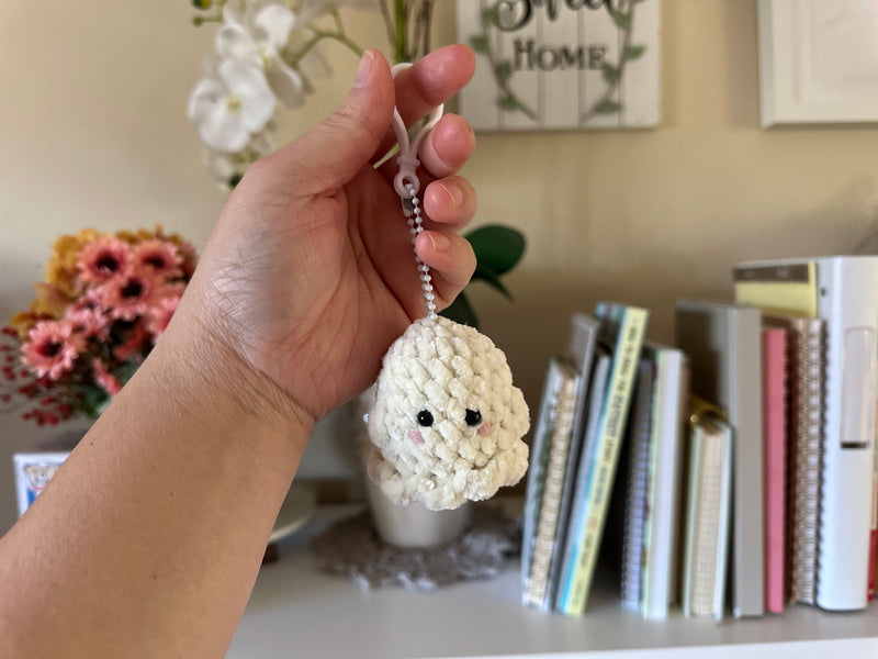 Mini Ghost on Keychain