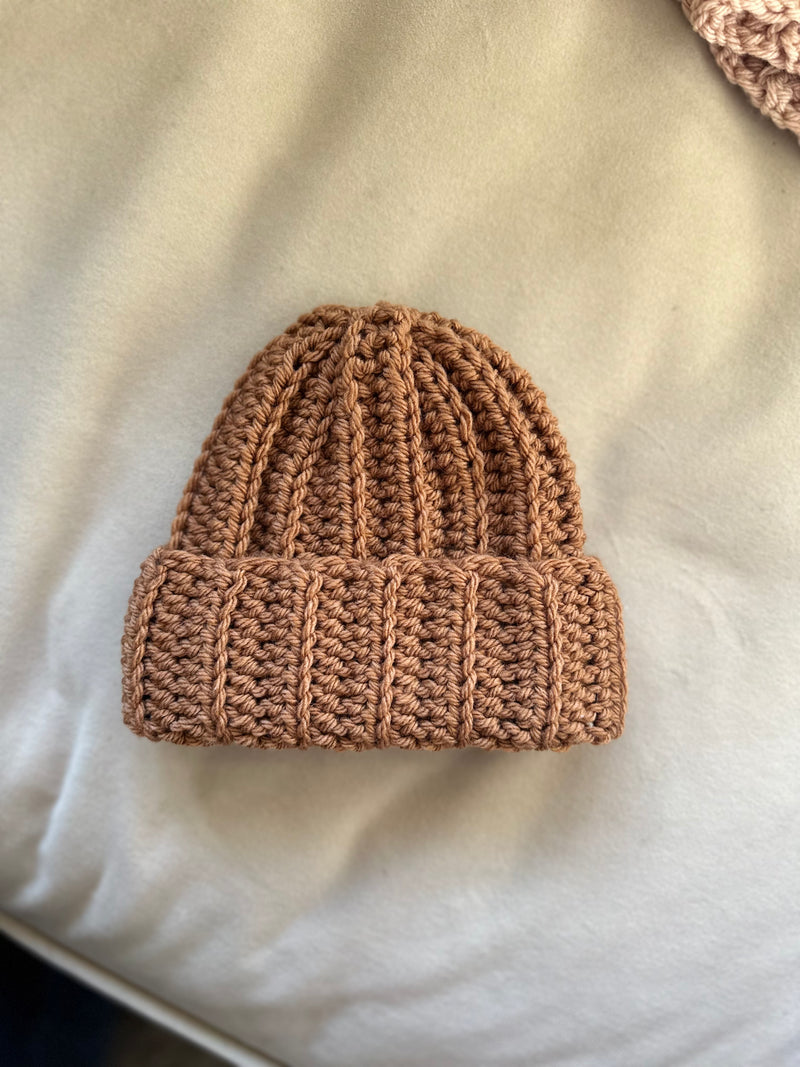 Crochet Ribbed Beanie