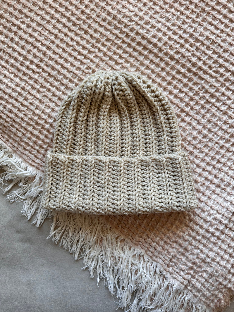 Crochet Ribbed Beanie