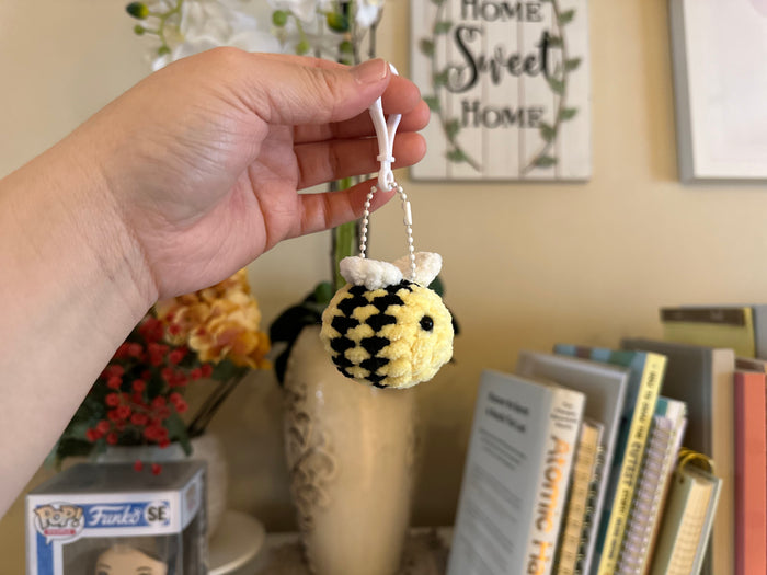 Mini Bees on Keychain