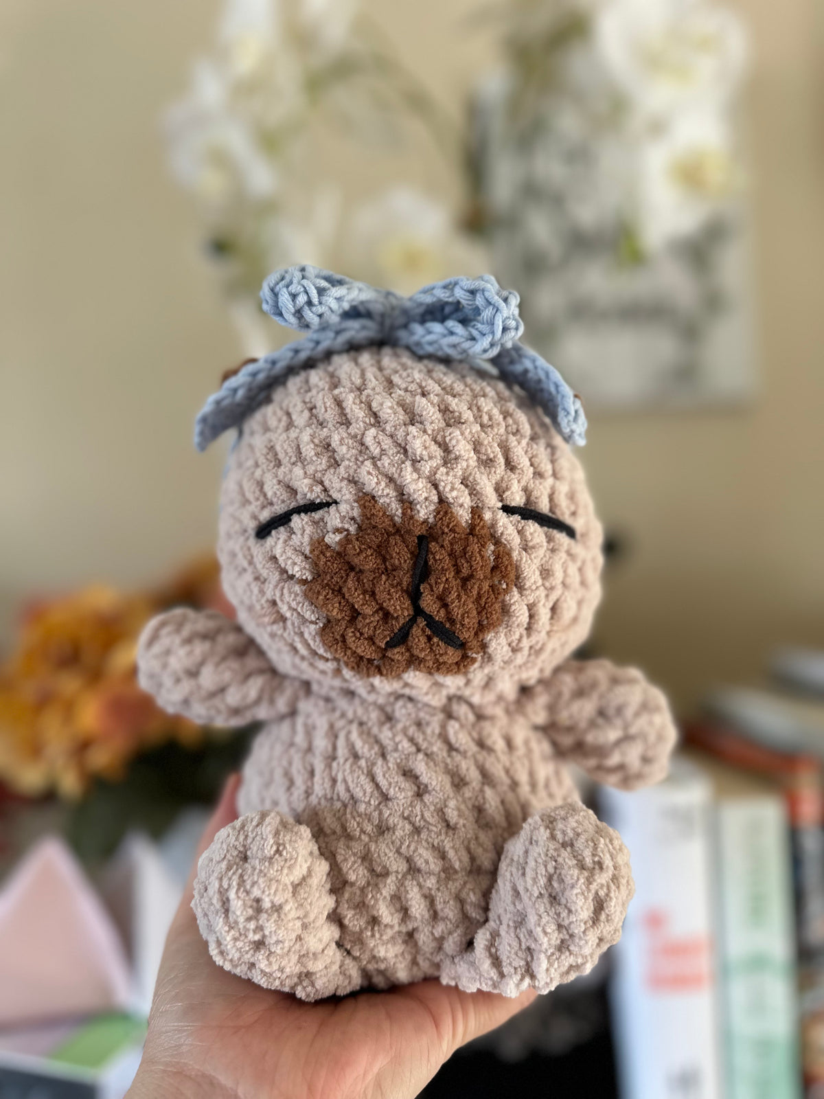 Capybara with Bow