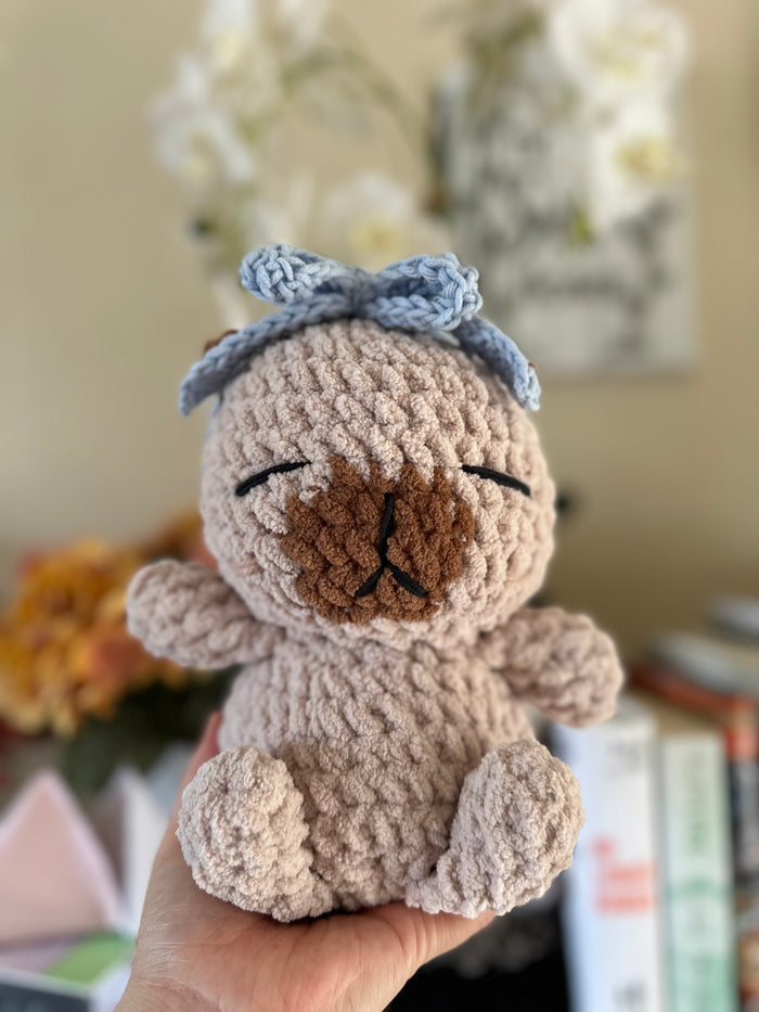 Capybara with Bow